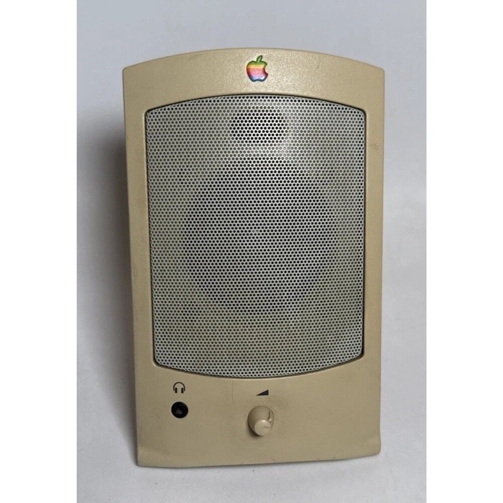 AppleDesign Apple Powered Computer Speakers M6082 UNTESTED